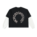 "Words Dont Exist" Black Long Sleeve Shirt