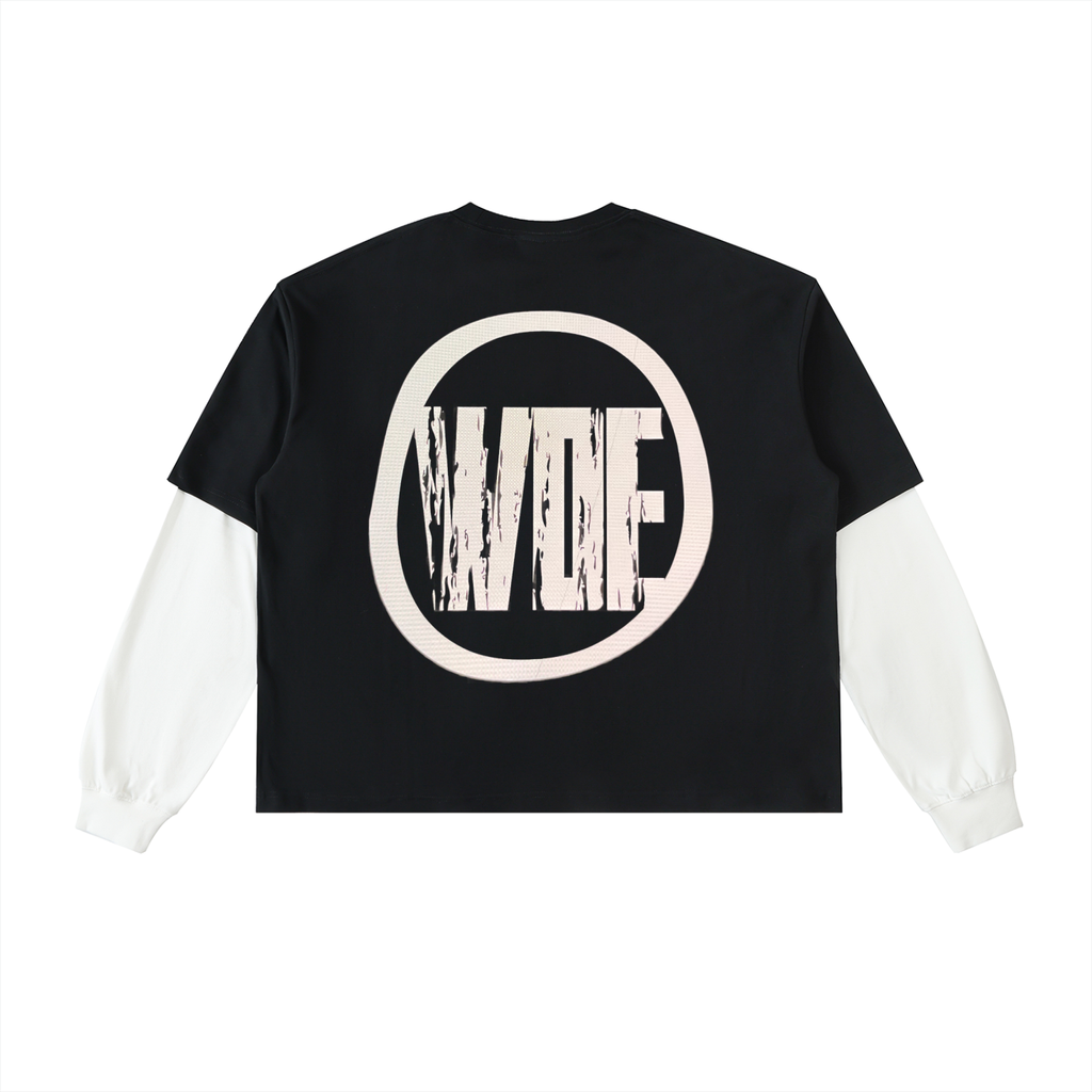 "Words Dont Exist" Black Long Sleeve Shirt