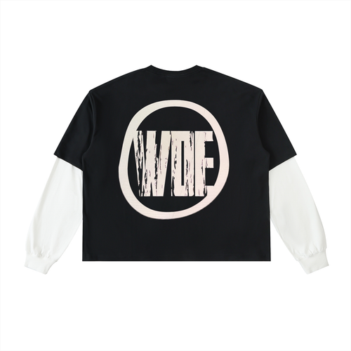 "Words Dont Exist" Black Long Sleeve Shirt